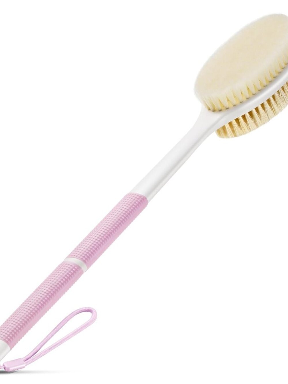 Body Scrubber Anti Slip for Shower,Shower Brush Long Handle with Stiff and Soft